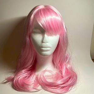 Pleasure wig! PINK CURLY/WAVY